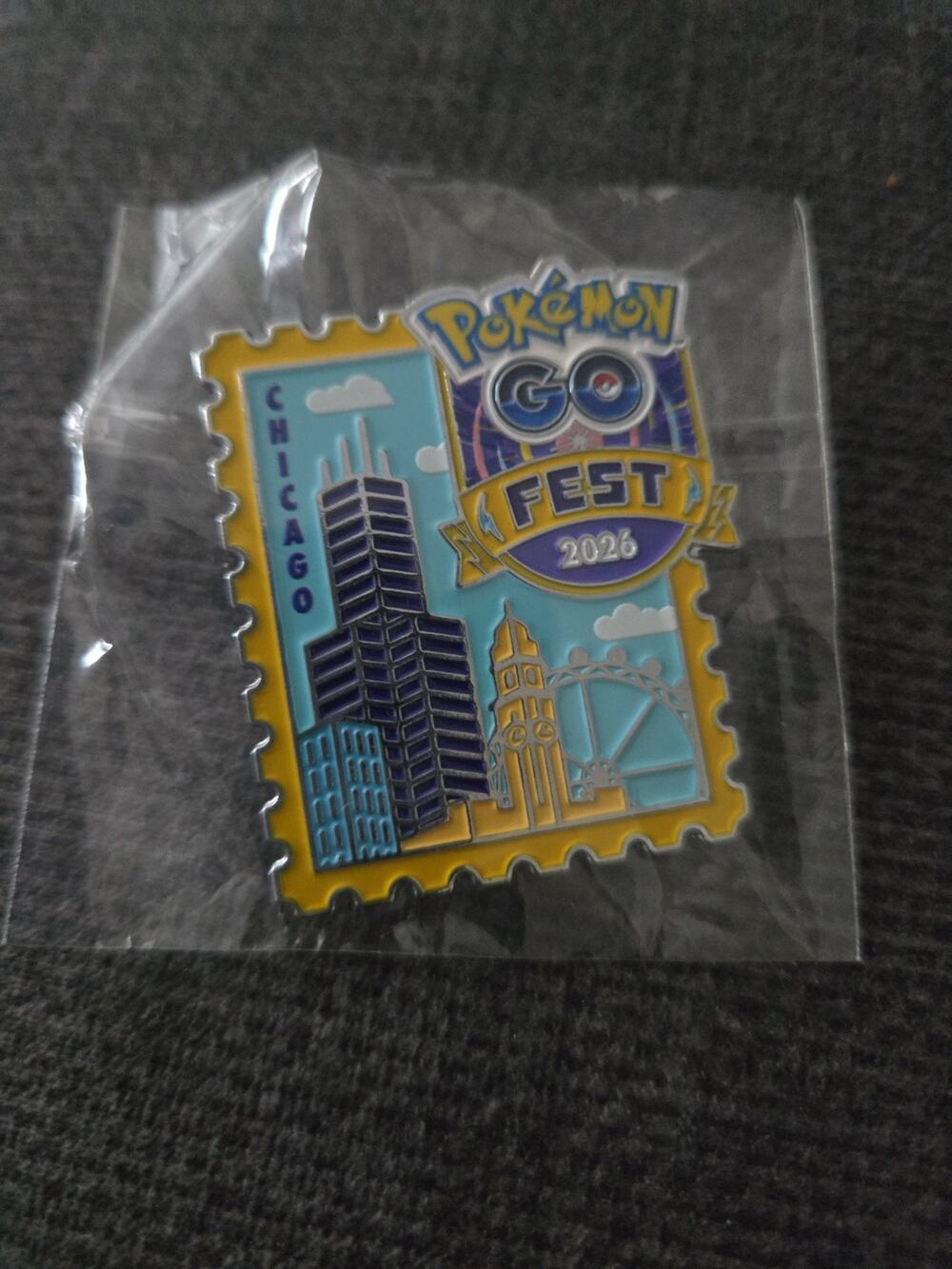 Pokemon GO GO Fest 2026 Chicago Premier Pin
